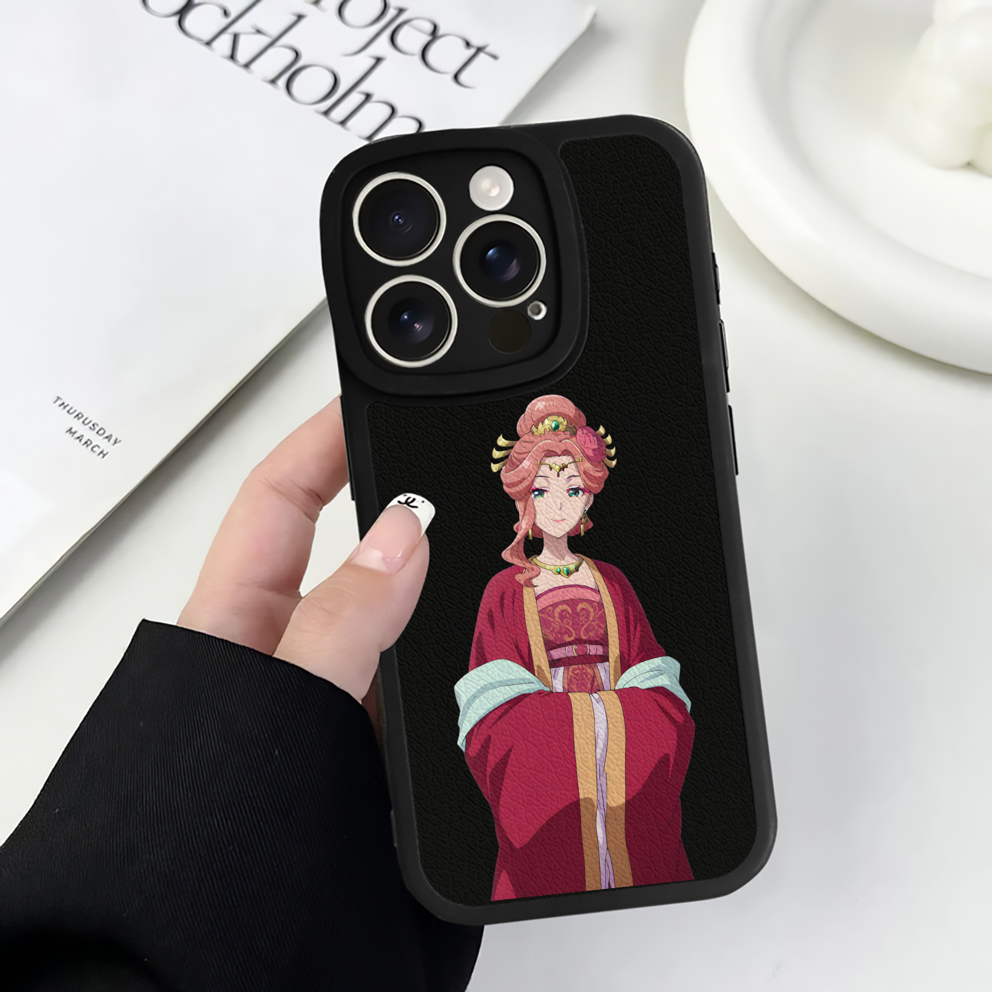 薬屋のひとりごと The Apothecary Diaries 【iPhone 16シリーズ対応】シリコンスマホケース（レザー調） 材質：シリコン